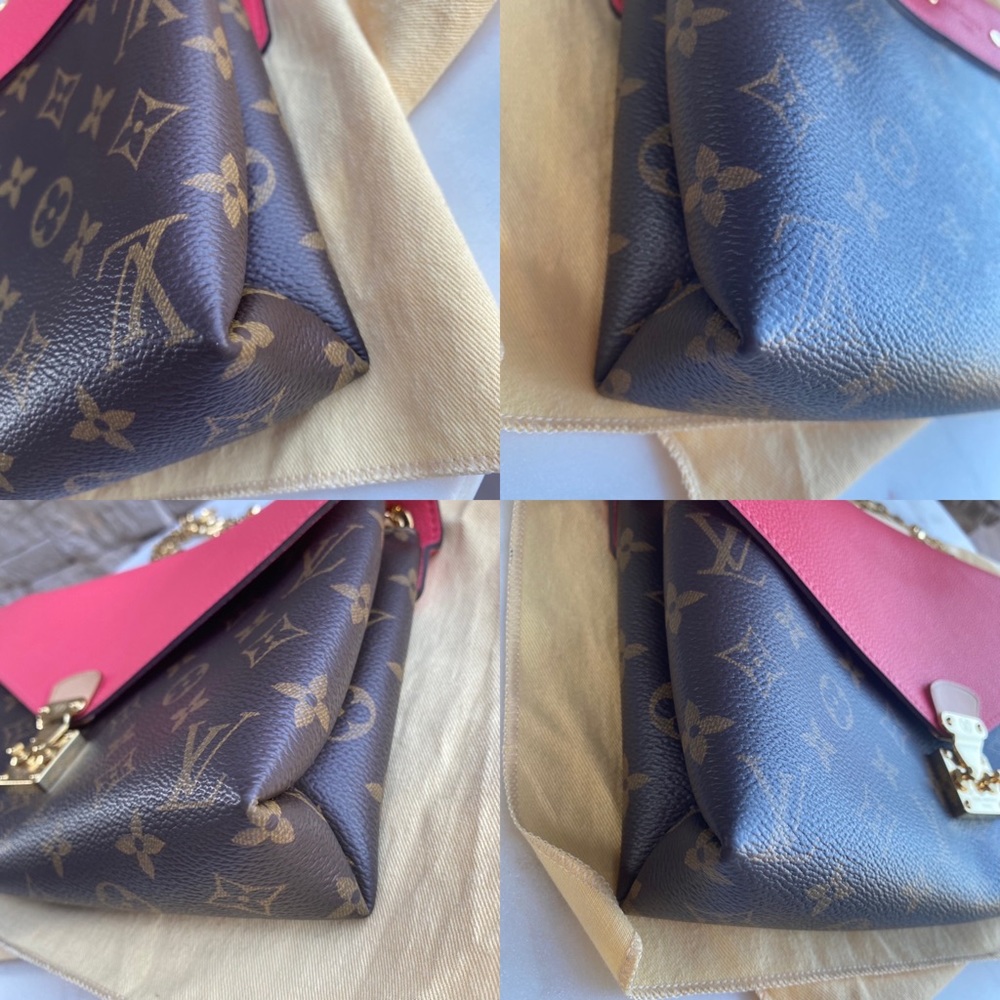 SOLD Louis Vuitton Pallas Chain Monogram Dahlia Envelope Shoulder Bag - Picture 13 of 16